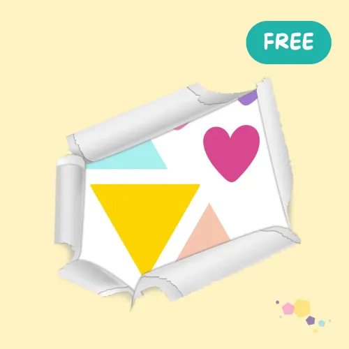 Motivvorlage bunte Fensterhänger und Wanddeko